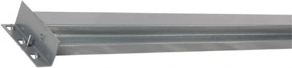 Value Collection - 2,400 Lb Capacity Bulk Storage Shelf Beam Kit - 62-3/4" Wide x 3-1/8" High x 24", 36" & 48" Deep, Gray - Exact Tooling