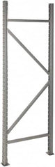 Value Collection - 1,700 Lb Capacity Bulk Storage Adjustable Rack End Kit - 72" High x 24", 36" & 48" Deep, Gray - Exact Tooling