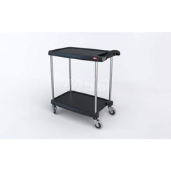 Metro - Carts; Type: Utility ; Load Capacity (Lb.): 300.000 ; Number of Shelves: 2 ; Width (Inch): 18-5/16 ; Length (Inch): 31-1/2 ; Height (Inch): 35-1/2 - Exact Tooling