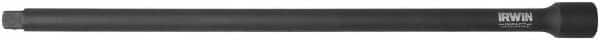 Irwin - 3/8" Drive Standard Socket Extension - 12" OAL, Black Oxide Finish - Exact Tooling