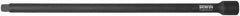 Irwin - 3/8" Drive Standard Socket Extension - 12" OAL, Black Oxide Finish - Exact Tooling