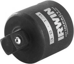 Irwin - 1/4 Male 3/8 Female Impact Drive Adapter - 1" OAL - Exact Tooling