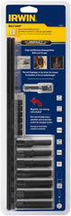 Irwin - 8 Piece Bolt Extractor Set - Magnetic Rail - Exact Tooling
