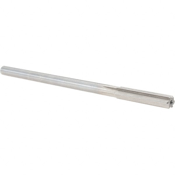 Alvord Polk - 0.3135" Cobalt 6 Flute Chucking Reamer - Straight Flute, 0.2792" Straight Shank, 1-1/2" Flute Length, 6" OAL - Exact Tooling