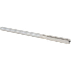 Alvord Polk - 0.3135" Cobalt 6 Flute Chucking Reamer - Straight Flute, 0.2792" Straight Shank, 1-1/2" Flute Length, 6" OAL - Exact Tooling