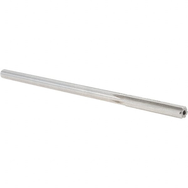 Alvord Polk - Letter G Cobalt 6 Flute Chucking Reamer - Straight Flute, 1/4" Straight Shank, 1-1/2" Flute Length, 6" OAL - Exact Tooling