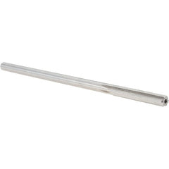 Alvord Polk - Letter G Cobalt 6 Flute Chucking Reamer - Straight Flute, 1/4" Straight Shank, 1-1/2" Flute Length, 6" OAL - Exact Tooling