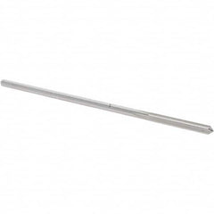 Alvord Polk - #27 Cobalt 4 Flute Chucking Reamer - Straight Flute, 0.135" Straight Shank, 1" Flute Length, 4" OAL - Exact Tooling