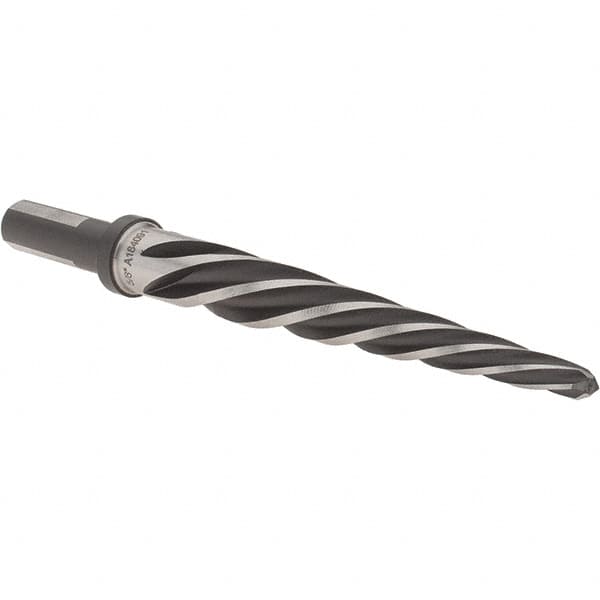 Alvord Polk - 5/8" Reamer Diam, 1/2" Diam Straight Shank with Flats, Construction Reamer - Exact Tooling