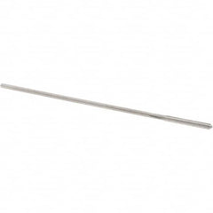 Alvord Polk - 0.059" High Speed Steel 4 Flute Chucking Reamer - Straight Flute, 0.051" Straight Shank, 1/2" Flute Length, 2-1/2" OAL - Exact Tooling