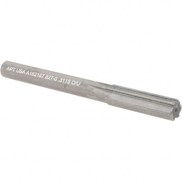 Alvord Polk - 0.3115" Solid Carbide 6 Flute Chucking Reamer - Exact Tooling