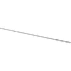 Alvord Polk - 0.045" High Speed Steel 4 Flute Chucking Reamer - Straight Flute, 0.039" Straight Shank, 1/2" Flute Length, 2-1/2" OAL - Exact Tooling