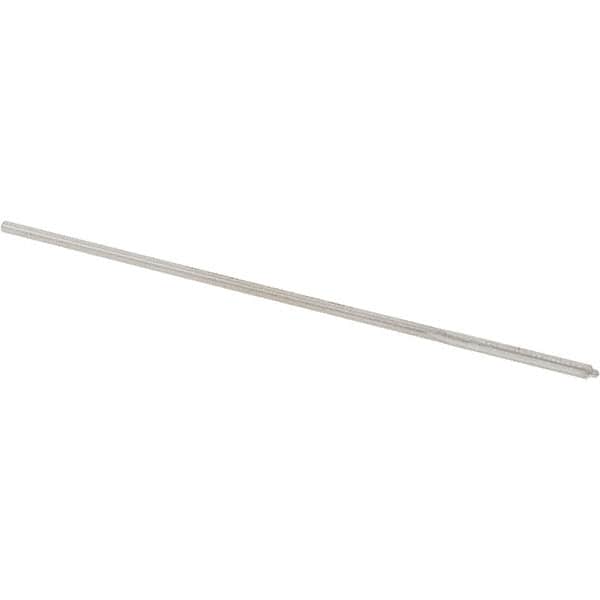 Alvord Polk - 0.0475" High Speed Steel 4 Flute Chucking Reamer - Straight Flute, 0.0455" Straight Shank, 1/2" Flute Length, 2-1/2" OAL - Exact Tooling