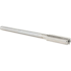 Alvord Polk - 0.483" High Speed Steel 6 Flute Chucking Reamer - Straight Flute, 0.4355" Straight Shank, 2" Flute Length, 8" OAL - Exact Tooling