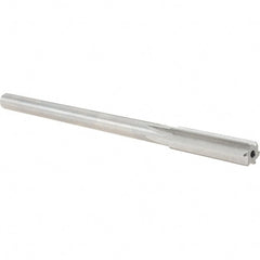 Alvord Polk - 0.4415" High Speed Steel 6 Flute Chucking Reamer - Straight Flute, 0.373" Straight Shank, 1-3/4" Flute Length, 7" OAL - Exact Tooling