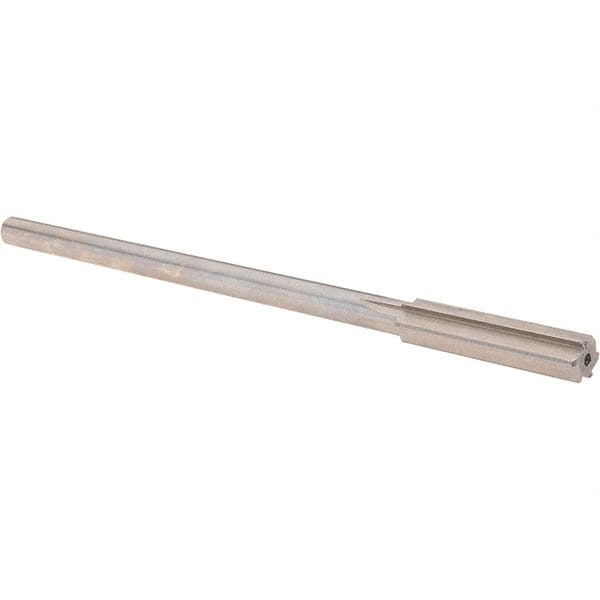 Alvord Polk - 0.3995" High Speed Steel 6 Flute Chucking Reamer - Straight Flute, 0.3105" Straight Shank, 1-3/4" Flute Length, 7" OAL - Exact Tooling