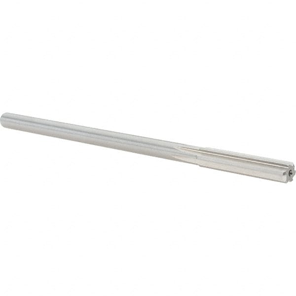 Alvord Polk - 0.31" High Speed Steel 6 Flute Chucking Reamer - Straight Flute, 0.2792" Straight Shank, 1-1/2" Flute Length, 6" OAL - Exact Tooling