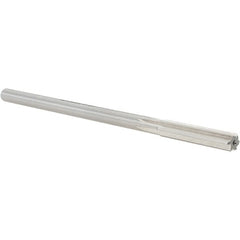 Alvord Polk - 0.308" High Speed Steel 6 Flute Chucking Reamer - Straight Flute, 0.2792" Straight Shank, 1-1/2" Flute Length, 6" OAL - Exact Tooling