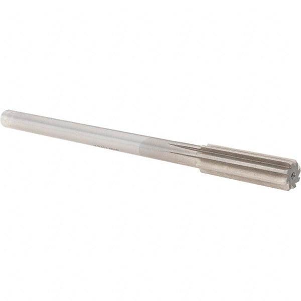 Alvord Polk - 0.575" High Speed Steel 8 Flute Chucking Reamer - Straight Flute, Straight Shank - Exact Tooling