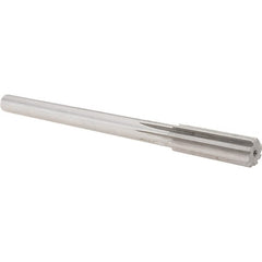Alvord Polk - 0.685" High Speed Steel 8 Flute Chucking Reamer - Straight Flute, Straight Shank - Exact Tooling