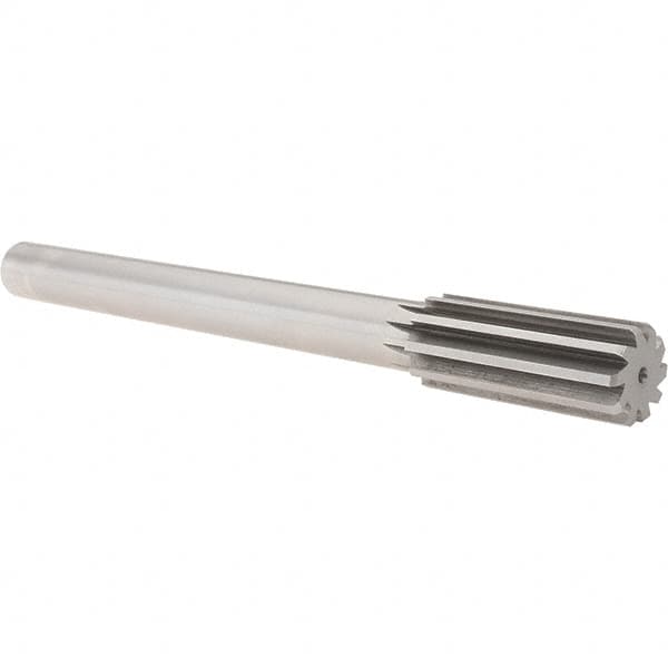 Alvord Polk - 29mm High Speed Steel 10 Flute Chucking Reamer - Straight Flute, Straight Shank - Exact Tooling