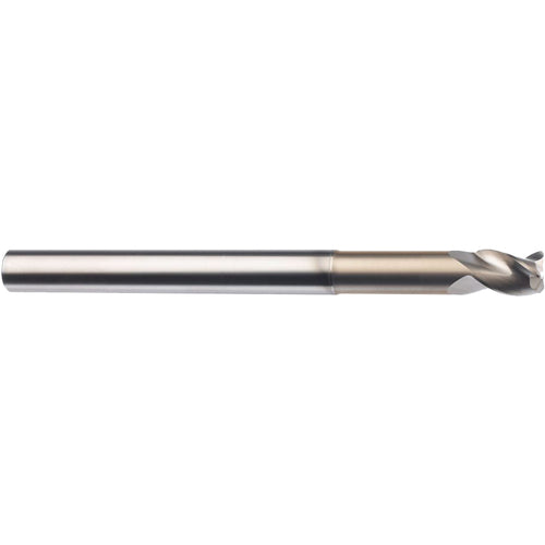 ‎1/4 End Mill 3FL .015R - S-CARB 1/4x1/4x3/8x2-1/2 - Exact Tooling