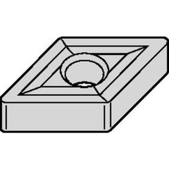 DNGP 431 Hi-Double Positive|P TN10U, 1/64″ Corner Radius, 3/16″ Thick, 1/2″ Inscribed Circle, AlTiN, Turning Indexable Insert - Exact Tooling