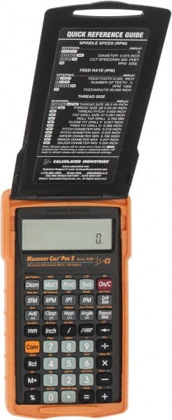 Calculated Industries - 57 Function Machinist Industrial Calculator - 8-1/4 Inch Long x 6 Inch Wide - Exact Tooling