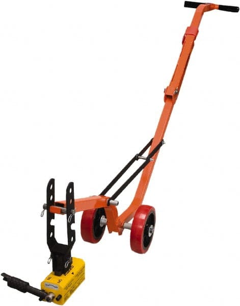 Allegro - Manhole Equipment & Accessories Type: Magnetic Manhole Lid Lifter w/Steel Dolly and Magnet (Lift Weight: 900lb Flat; 450lb Round) - Exact Tooling