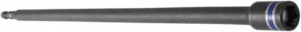 Irwin - 3/8" Magnetic Nutsetter - 1/4" Hex Drive, 12" OAL, 9/16" Socket Nose Diam - Exact Tooling