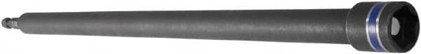 Irwin - 1/2" Magnetic Nutsetter - 1/4" Hex Drive, 12" OAL, 3/4" Socket Nose Diam - Exact Tooling