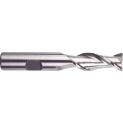 1/2″ × 1/2″ × 1 1/4″ × 3 1/4″ 2 Flute Single End HSS Finishing Center Cutting End Mill-Uncoated Series/List #1920 - Exact Tooling