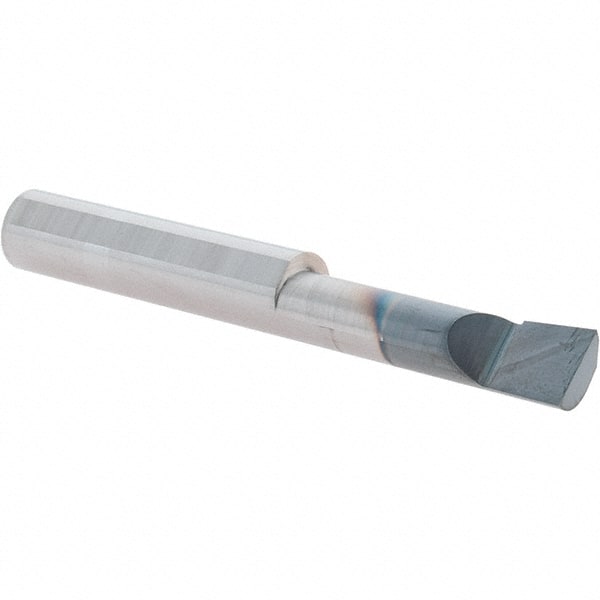 Scientific Cutting Tools - 0.29" Min Bore Diam, 1.1" Max Bore Depth, 5/16 Shank Diam, Boring Bar - Right Hand Cut, Solid Carbide, AlTiN+ Finish - Exact Tooling