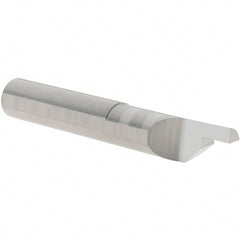 Scientific Cutting Tools - 0.126" Groove Width, 0.385" Min Hole Diam, 1/4" Max Hole Depth, Face Grooving Tool - 2-1/2" OAL, Solid Carbide, Uncoated - Exact Tooling