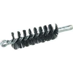 1-1/4″ Single Spiral Flue Brush, .012 Steel Fill - Exact Tooling