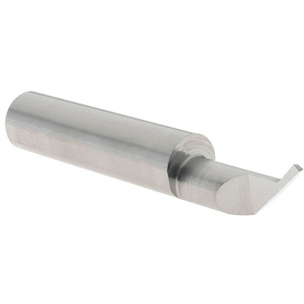 Scientific Cutting Tools - 0.063" Groove Width, 1/2" Min Hole Diam, 1" Max Hole Depth, Undercut Grooving Tool - 0.16" Projection, 2" Shank Length, 3" OAL, Solid Carbide, Uncoated - Exact Tooling