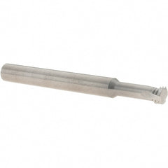 Scientific Cutting Tools - M8x1.00 Metric Fine, 0.234" Cutting Diam, 3 Flute, Solid Carbide Helical Flute Thread Mill - Internal Thread, 0.6" LOC, 2-1/2" OAL, 1/4" Shank Diam - Exact Tooling