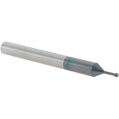 Scientific Cutting Tools - M2.5x0.45 Metric Coarse, 0.073" Cutting Diam, 3 Flute, Solid Carbide Helical Flute Thread Mill - Internal Thread, 1/4" LOC, 2-1/2" OAL, 1/4" Shank Diam - Exact Tooling