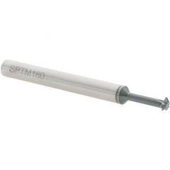Scientific Cutting Tools - 24 to 56 TPI, Internal/External Single Profile Thread Mill - #12" Noml Diam, 0.16" Cut Diam, 3/16" Shank Diam, 3 Flute, 0.088" Neck Diam, 0.4" Neck Length, 2" OAL, AlTiN+ Finish - Exact Tooling