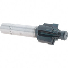 Scientific Cutting Tools - 7/16-20" Port, 0.888" Spotface Diam, 1/4" Tube Outside Diam, Plain Pilot, Carbide Tipped Porting Tool - Exact Tooling