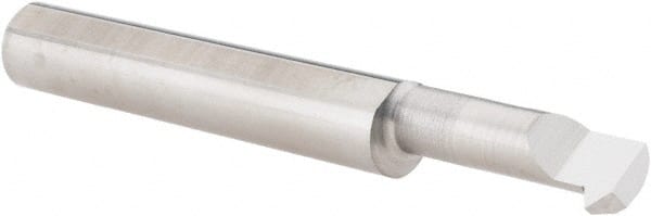 Scientific Cutting Tools - 3/4" Cutting Depth, 12 to 40 TPI, 0.29" Diam, Internal Thread, Solid Carbide, Single Point Threading Bar - Bright Finish, 2-1/2" OAL, 5/16" Shank Diam, 0.07" Projection from Edge, 60° Profile Angle - Exact Tooling