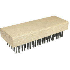 Butcher Block Brush, Flat Wire Fill, 1-1/4″ Trim Length - Exact Tooling