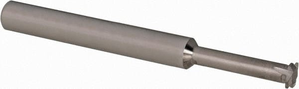Scientific Cutting Tools - 16 TPI, External Single Profile Thread Mill - 0.24" Cut Diam, 1/4" Shank Diam, 4 Flute, 0.145" Neck Diam, 3/4" Neck Length, 2-1/2" OAL, AlTiN+ Finish - Exact Tooling