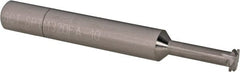 Scientific Cutting Tools - 10 TPI, ACME Internal Single Profile Thread Mill - 1/2" Noml Diam, 0.32" Cut Diam, 3/8" Shank Diam, 4 Flute, 0.17" Neck Diam, 3/4" Neck Length, 3" OAL, Bright Finish - Exact Tooling