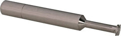 Scientific Cutting Tools - 10 TPI, Internal Single Profile Thread Mill - 1/2" Noml Diam, 0.32" Cut Diam, 3/8" Shank Diam, 4 Flute, 0.17" Neck Diam, 3/4" Neck Length, 3" OAL, Bright Finish - Exact Tooling