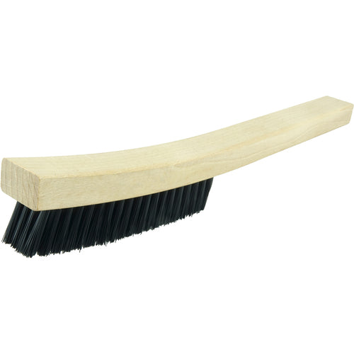 Plater's Brush, Nylon Fill, 4 × 19 Rows - Exact Tooling