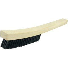 Plater's Brush, Nylon Fill, 4 × 19 Rows - Exact Tooling
