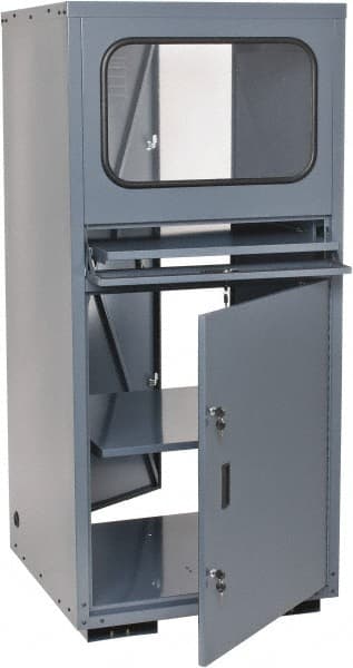 Value Collection - 30 Inch Wide x 66.2969 Inch High x 30 Inch Deep Computer Cabinet - Front and Rear Access with Locking Doors - Exact Tooling