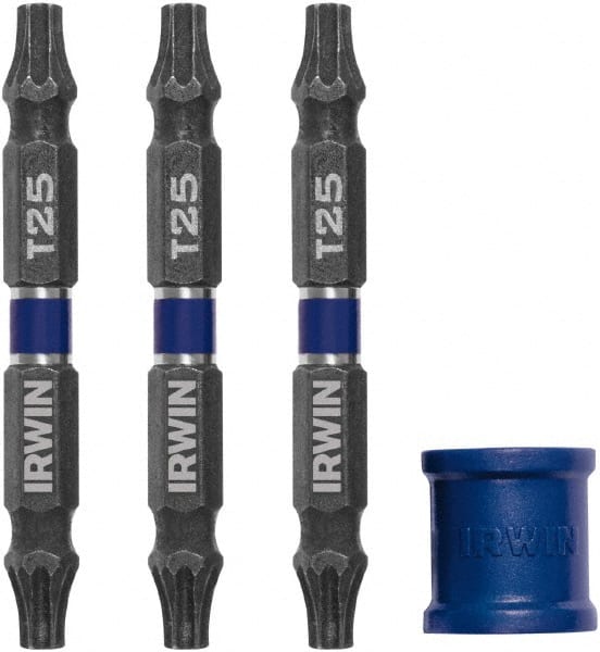 Irwin - 4 Piece, Torx Handle, Double End Bit Set - Exact Tooling