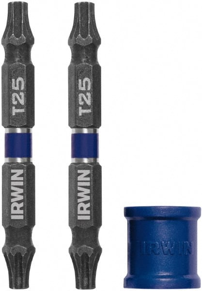 Irwin - 3 Piece, Torx Handle, Double End Bit Set - Exact Tooling
